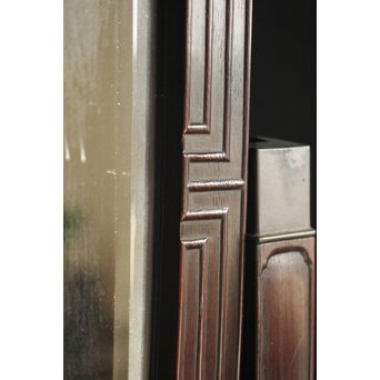 太田萬吉作か 指物唐木鏡台　X474 