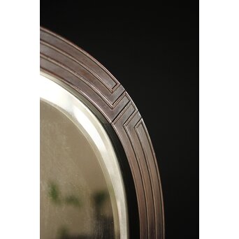 太田萬吉作か 指物唐木鏡台　X474 