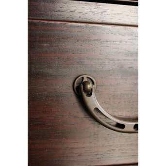 太田萬吉作か 指物唐木鏡台　X474 