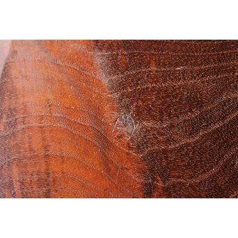 太田萬吉作か 指物 御蔵島製桑か 煙草盆 一対　X475 