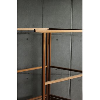 石丸僊洲/春翠 衣桁 衝立 2枚1組　X564 