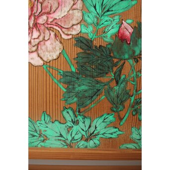 石丸僊洲/春翠 衣桁 衝立 2枚1組　X564 