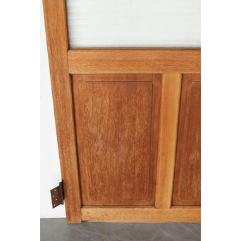 銀モールガラスドア 一対 観音開仕様　GD0253 