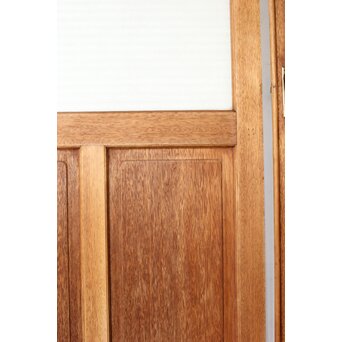 銀モールガラスドア 一対 観音開仕様　GD0253 