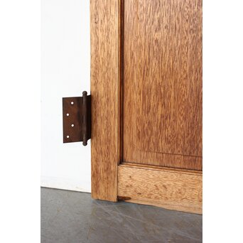 銀モールガラスドア 一対 観音開仕様　GD0253 