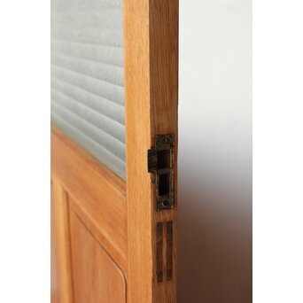 銀モールガラスドア 一対 観音開仕様　GD0253 