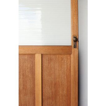 銀モールガラスドア 一対 観音開仕様　GD0253 