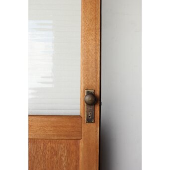 銀モールガラスドア 一対 観音開仕様　GD0253 