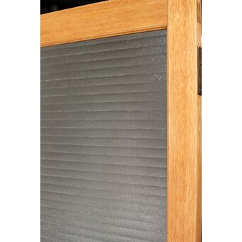 銀モールガラスドア 一対 観音開仕様　GD0253 