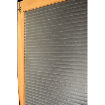 銀モールガラスドア 一対 観音開仕様　GD0253 