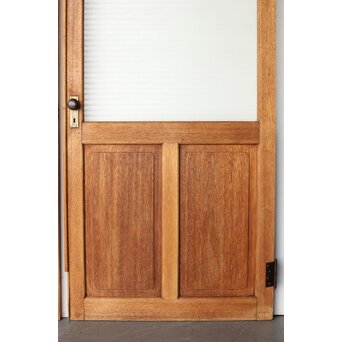 銀モールガラスドア 一対 観音開仕様　GD0253 