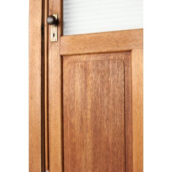 銀モールガラスドア 一対 観音開仕様　GD0253 