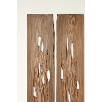 自然木欄間 2枚1組　R0444 