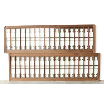 細分ガラス 装飾にかわガラス欄間 2枚1組　R0447 ウラ