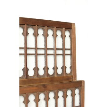 細分ガラス 装飾にかわガラス欄間 2枚1組　R0447 