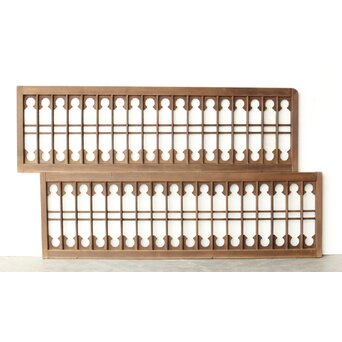 細分ガラス 装飾にかわガラス欄間 2枚1組　R0447