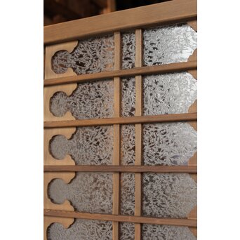 細分ガラス 装飾にかわガラス欄間 2枚1組　R0447 