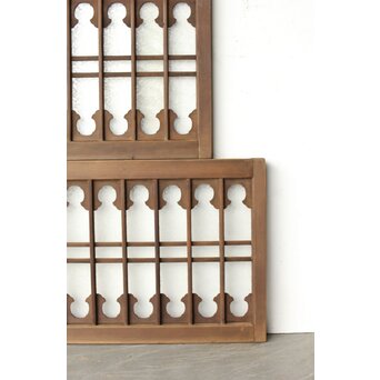 細分ガラス 装飾にかわガラス欄間 2枚1組　R0447 