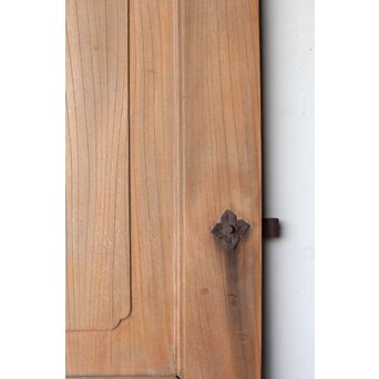 欅一枚板 門扉一対　W0179 