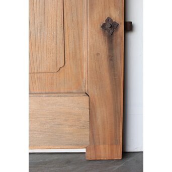 欅一枚板 門扉一対　W0179 