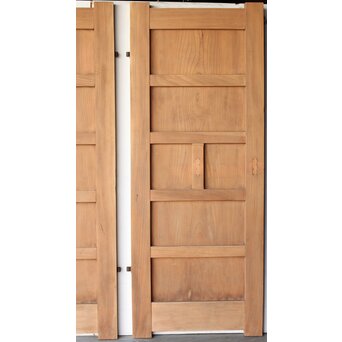 欅一枚板 門扉一対　W0179 