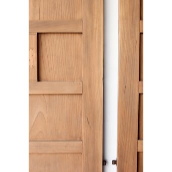 欅一枚板 門扉一対　W0179 