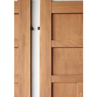 欅一枚板 門扉一対　W0179 