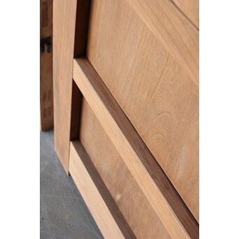 欅一枚板 門扉一対　W0179 