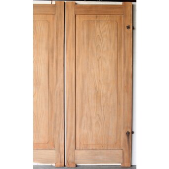 欅一枚板 門扉一対　W0179 