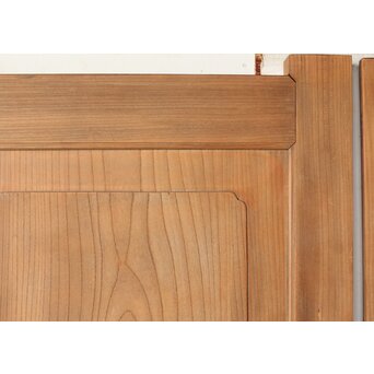 欅一枚板 門扉一対　W0179 