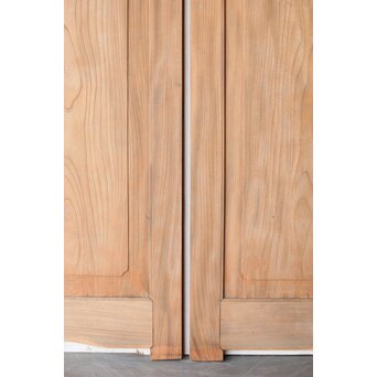 欅一枚板 門扉一対　W0179 