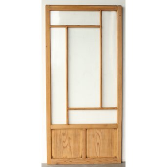 卍デザイン モールガラス戸　GD0254 ウラ