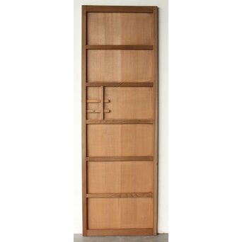 柾目板戸 雪隠戸　B1086 ウラ