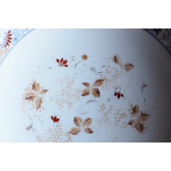 幻の明治伊万里「精磁会社謹製」獣紋色絵 高坏　P504 