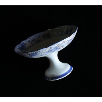 幻の明治伊万里「精磁会社謹製」獣紋色絵 高坏　P504 