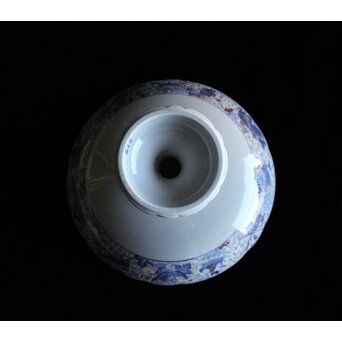 幻の明治伊万里「精磁会社謹製」獣紋色絵 高坏　P504 