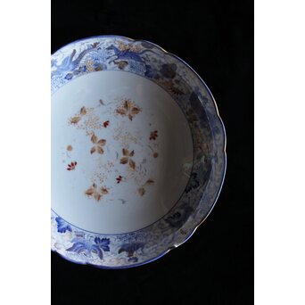 幻の明治伊万里「精磁会社謹製」獣紋色絵 高坏　P504 