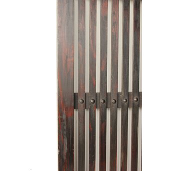 煤飴色 時代松格子戸　L1147 