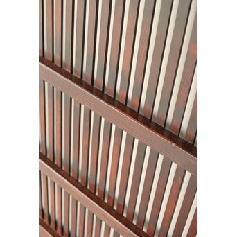 煤飴色 時代松格子戸　L1147 