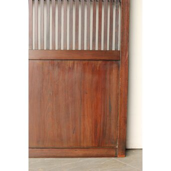 煤飴色 時代松格子戸　L1148 