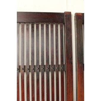 煤飴色 時代松格子戸　L1148 