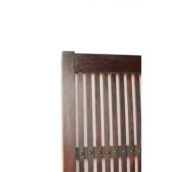 煤飴色 時代松格子戸　L1148 