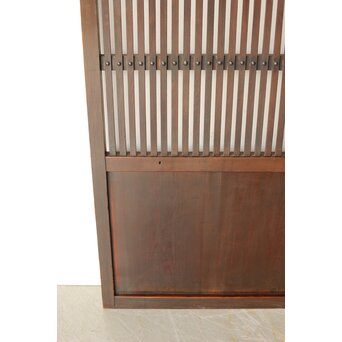 煤飴色 時代松格子戸　L1148 