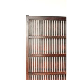 煤飴色 時代松格子戸　L1148 