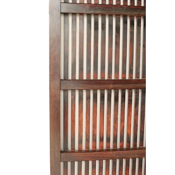 煤飴色 時代松格子戸　L1148 