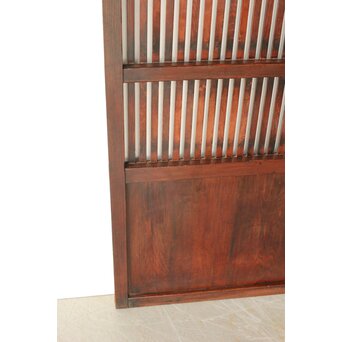 煤飴色 時代松格子戸　L1148 