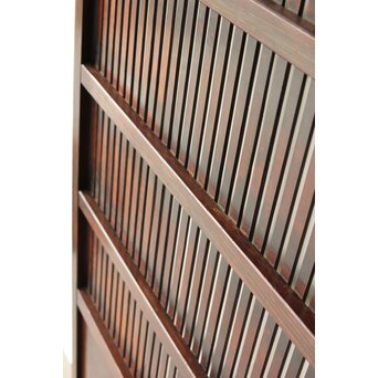 煤飴色 時代松格子戸　L1148 