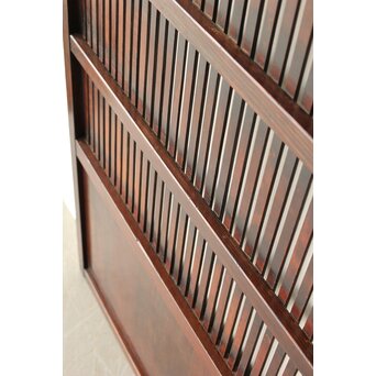 煤飴色 時代松格子戸　L1148 