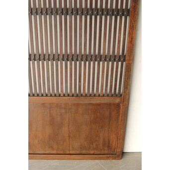 煤飴色 時代松格子戸L　L1149 