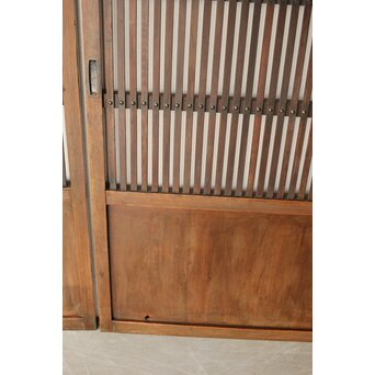 煤飴色 時代松格子戸L　L1149 